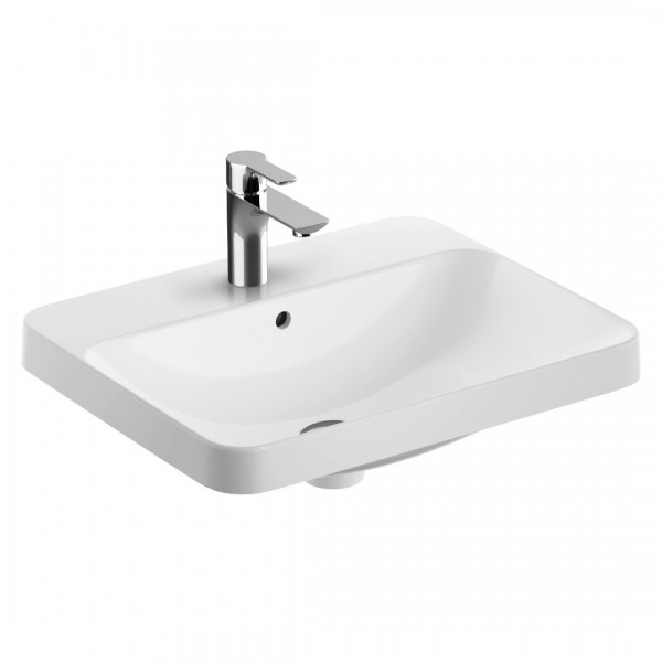 Geberit Variform umywalka wpuszczana 55x45 cm prostokątna biała 500.740.01.2