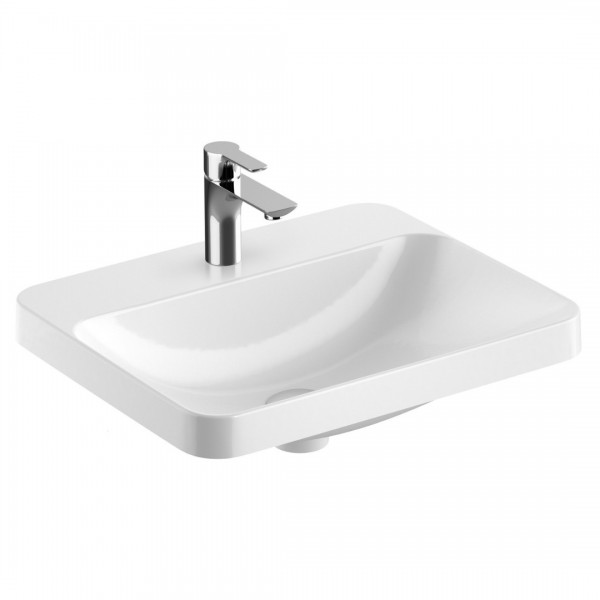 Geberit Variform umywalka wpuszczana 55x45 cm prostokątna biała 500.742.01.2