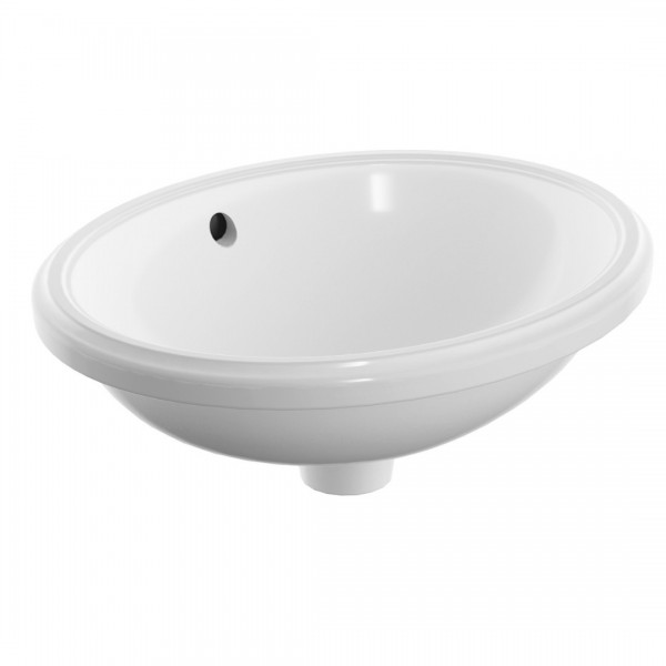 Geberit Variform umywalka podblatowa 42x39 cm owalna biała 500.748.01.2