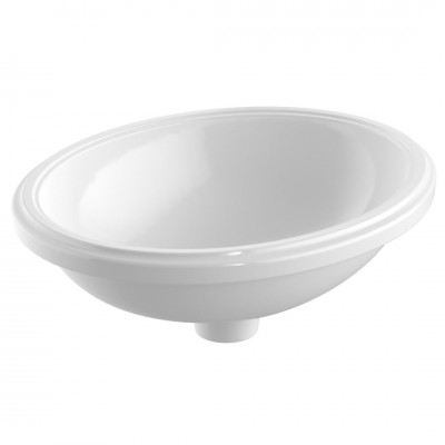 Geberit Variform umywalka podblatowa 49,5x42 cm owalna biała 500.750.01.2