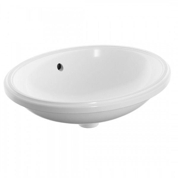 Geberit Variform umywalka podblatowa 56x46 cm owalna biała 500.752.01.2