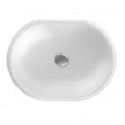 Geberit Variform umywalka podblatowa 62,5x49 cm eliptyczna biała 500.758.01.2