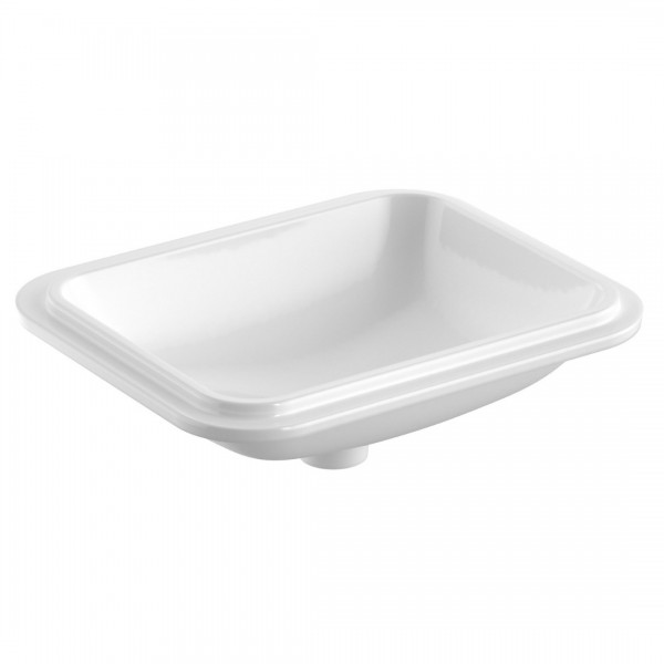 Geberit Variform umywalka podblatowa 53x44 cm prostokątna biała 500.762.01.2