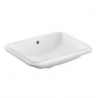 Geberit Variform umywalka podblatowa 58x49 cm prostokątna biała 500.764.01.2