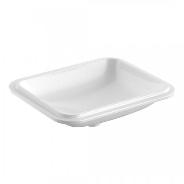 Geberit Variform umywalka podblatowa 58x49 cm prostokątna biała 500.766.01.2