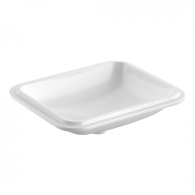 Geberit Variform umywalka podblatowa 58x49 cm prostokątna biała 500.766.01.2