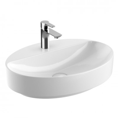 Geberit Variform umywalka nablatowa 60x45 cm owalna biała 500.773.01.2