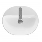 Geberit Variform umywalka nablatowa 50x40 cm eliptyczna biała 500.775.01.2