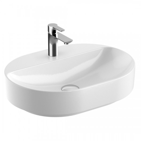 Geberit Variform umywalka nablatowa 60x45 cm eliptyczna biała 500.778.01.2