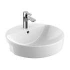 Geberit Variform umywalka półblatowa 50 cm okrągła biała 500.782.01.2