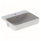 Geberit Variform umywalka półblatowa 55x45 cm prostokątna biała 500.681.01.1