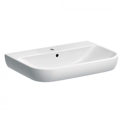 Geberit Smyle umywalka 70x48 cm półokrągła biała 500.248.01.1