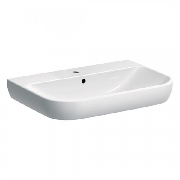 Geberit Smyle umywalka 70x48 cm półokrągła biała 500.248.01.1