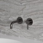 Omnires Y bateria umywalkowa podtynkowa wylewka 18,5 cm grafit Y1215HGR