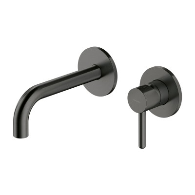 Omnires Y bateria umywalkowa podtynkowa wylewka 18,5 cm grafit Y1215HGR Omnires Y bateria umywalkowa podtynkowa wylewka 18,5 cm grafit Y1215HGR