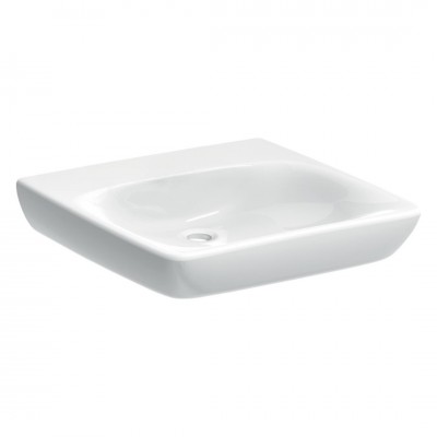 Geberit Selnova Comfort umywalka 60x55 cm prostokątna biała 502.771.00.7