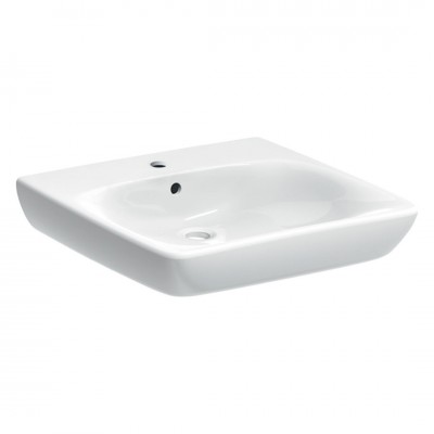 Geberit Selnova Comfort umywalka 55 cm kwadratowa biała 501.461.00.7