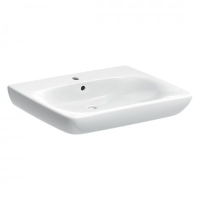 Geberit Selnova Comfort umywalka 65x55 cm prostokątna biała 501.463.00.7