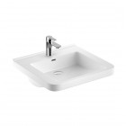 Geberit Selnova Comfort umywalka 55x52,5 cm prostokątna dla osób niepełnosprawnych biała 500.785.00.7