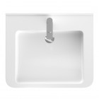 Geberit Selnova Comfort umywalka 55x52,5 cm prostokątna dla osób niepełnosprawnych biała 500.785.00.7