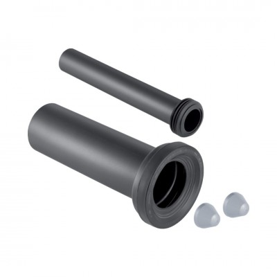 Geberit zestaw przyłączeniowy d110 do muszli wiszących chrom matowy 152.439.46.1