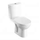 Geberit Selnova miska WC do kompaktu odpływ poziomy biała 500.282.01.5