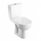 Geberit Selnova miska WC do kompaktu Rimfree odpływ poziomy biała 500.283.01.5