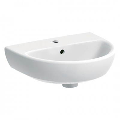 Geberit Selnova umywalka 50x41 cm półokrągła biała 500.324.01.7