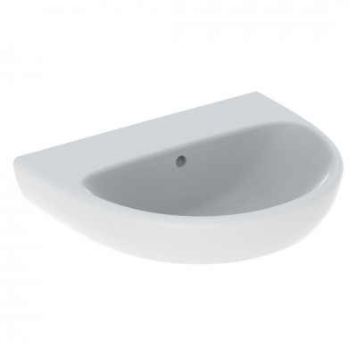 Geberit Selnova umywalka 55x44 cm półokrągła biała 500.304.01.7