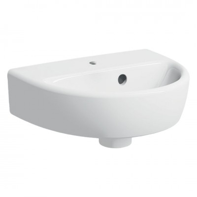 Geberit Selnova umywalka 36x29 cm półokrągła biała 500.320.01.7