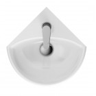 Geberit Selnova umywalka 41,5x41 cm narożna biała 500.326.01.5