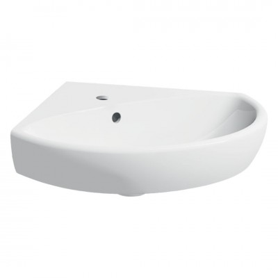 Geberit Selnova umywalka 59x56 cm narożna biała 501.050.00.5