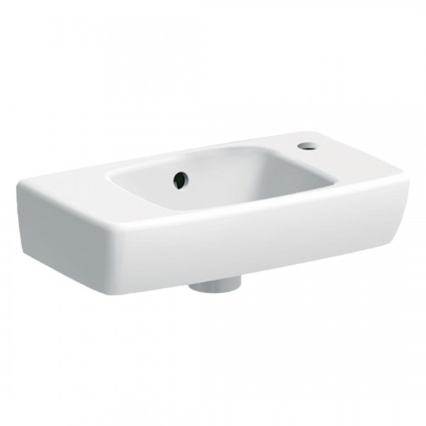 Geberit Selnova Compact umywalka 45x25 cm prostokątna prawa biała 500.318.01.5