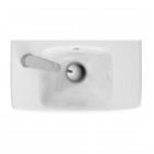 Geberit Selnova Compact umywalka 45x25 cm prostokątna lewa biała 500.319.01.5