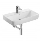 Geberit Selnova Compact umywalka 65x40 cm prostokątna biała 501.890.00.7