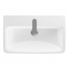 Geberit Selnova Compact umywalka 65x40 cm prostokątna biała 501.891.00.7