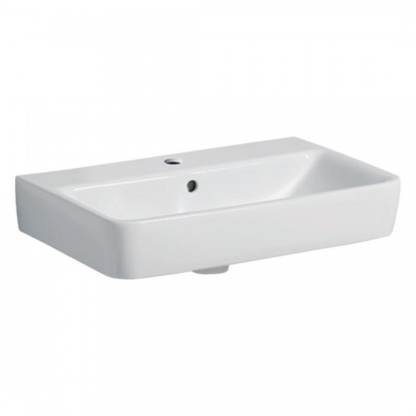 Geberit Selnova Compact umywalka 60x37 cm prostokątna biała 501.511.00.7