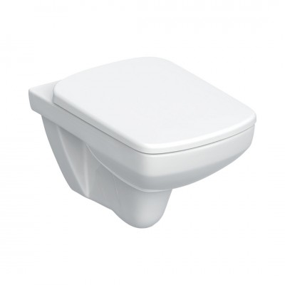 Geberit Selnova Square miska WC wisząca Rimfree z deską WC wolnoopadającą biała 501.961.00.1