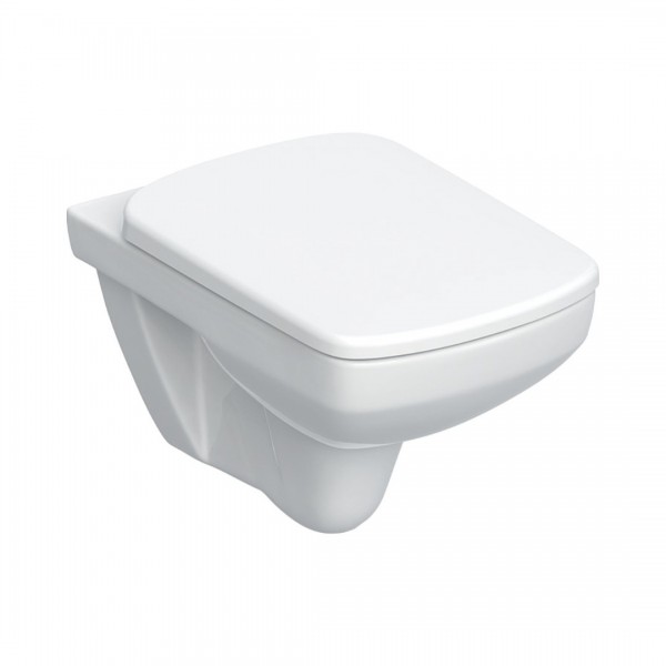 Geberit Selnova Square miska WC wisząca Rimfree z deską WC wolnoopadającą biała 501.961.00.1