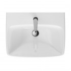 Geberit Selnova Square umywalka 55x44 cm prostokątna biała 500.290.01.7