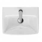 Geberit Selnova Square umywalka 50x42 cm prostokątna biała 500.310.01.7