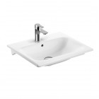 Geberit Selnova Square umywalka 55x48 cm prostokątna biała 500.993.00.1