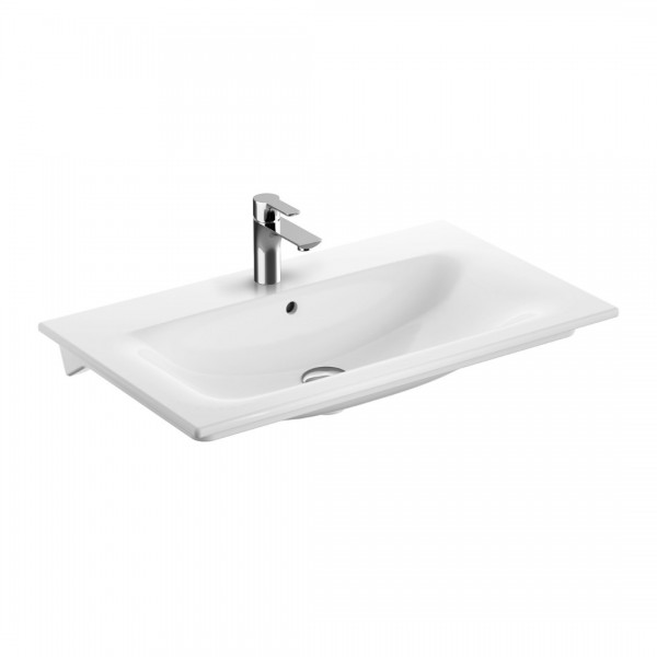 Geberit Selnova Square umywalka 80x48 cm prostokątna biała 500.995.00.1