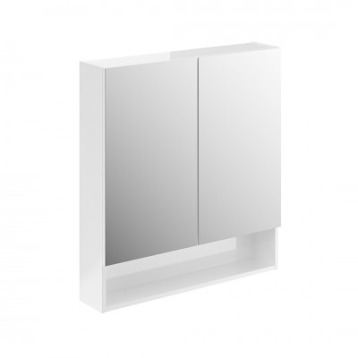 Geberit Selnova Square szafka wisząca z lustrem 80 cm biały połysk 501.268.00.1