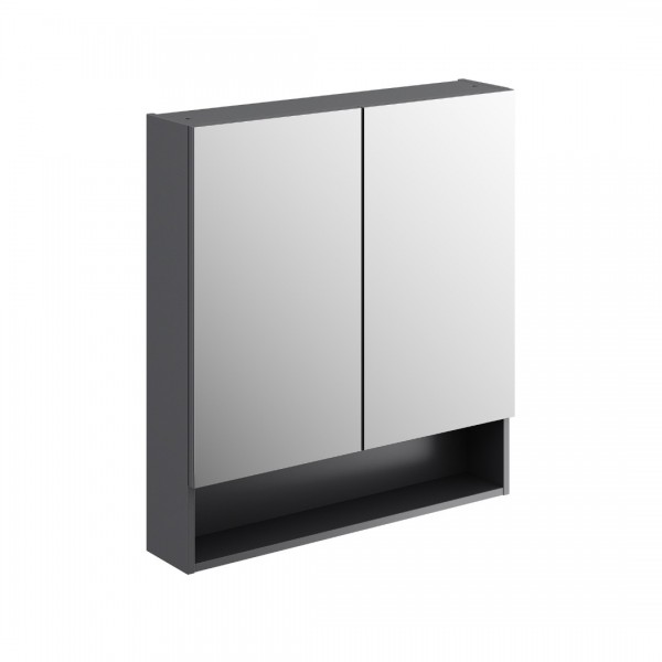 Geberit Selnova Square szafka wisząca z lustrem 80 cm lava mat 501.269.00.1