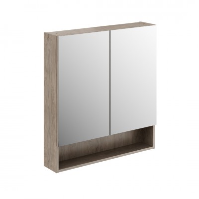 Geberit Selnova Square szafka wisząca z lustrem 80 cm orzech włoski hickory 501.270.00.1