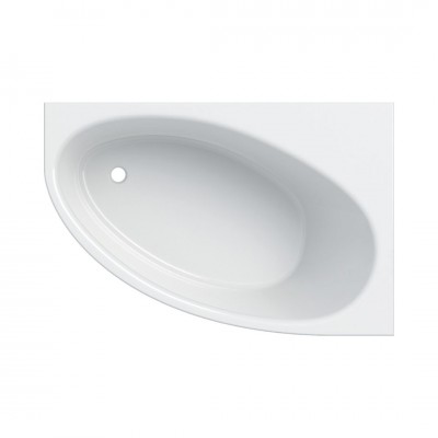 Geberit Selnova wanna asymetryczna 140x100 cm lewa biała 554.271.01.1