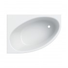 Geberit Selnova wanna asymetryczna 160x100 cm prawa biała 554.274.01.1