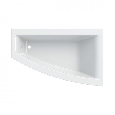 Geberit Selnova Square wanna asymetryczna 170x105 cm lewa biała 554.291.01.1