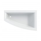 Geberit Selnova Square wanna asymetryczna 160x100 cm lewa biała 554.290.01.1